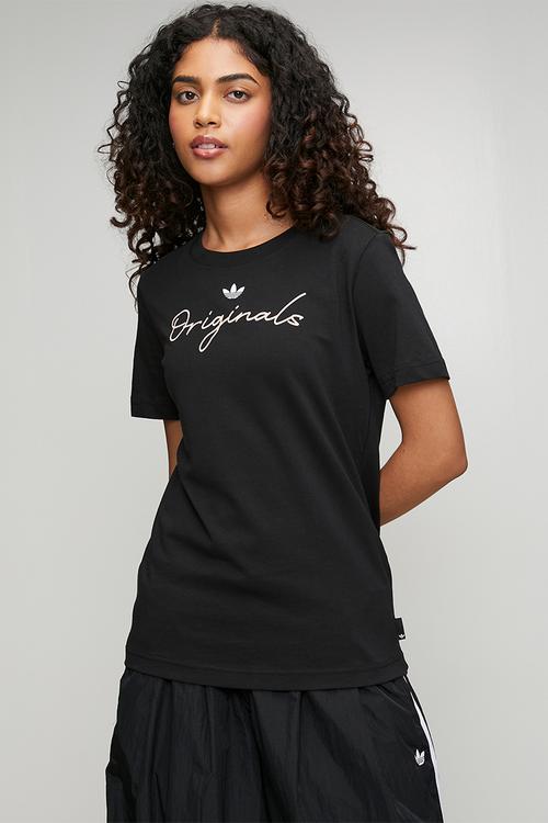 P Tee Ls W - Black
