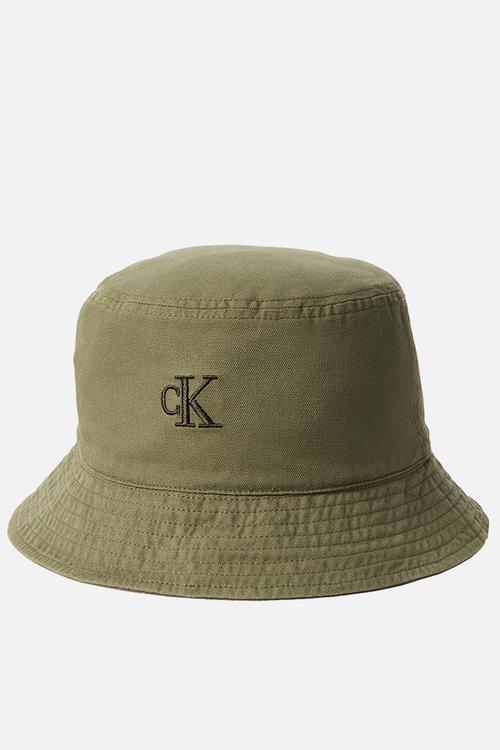Washed Material Rev﻿Ersible Bucket - Green