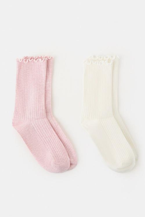 Socks RIBSHORT - Pink