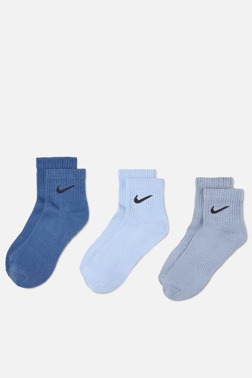 Everyday Training Ankle Socks (3 Pairs) - Blue Multi