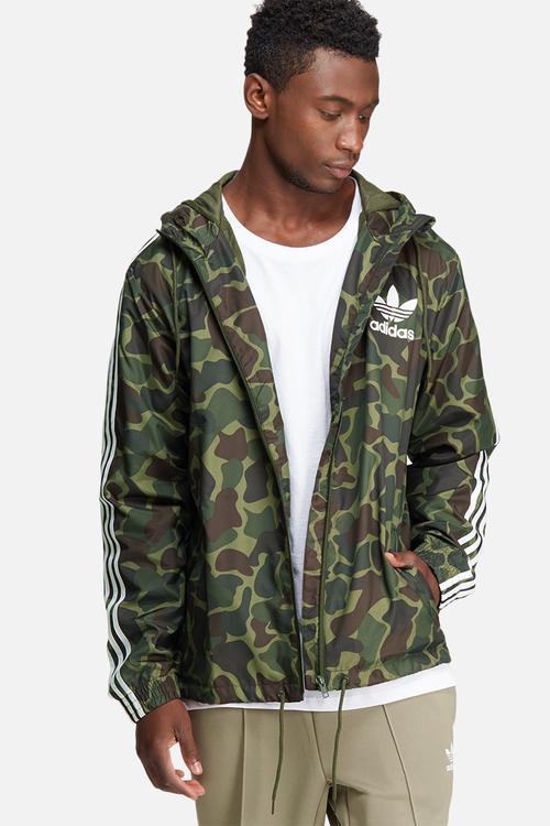 Camo windbreaker
