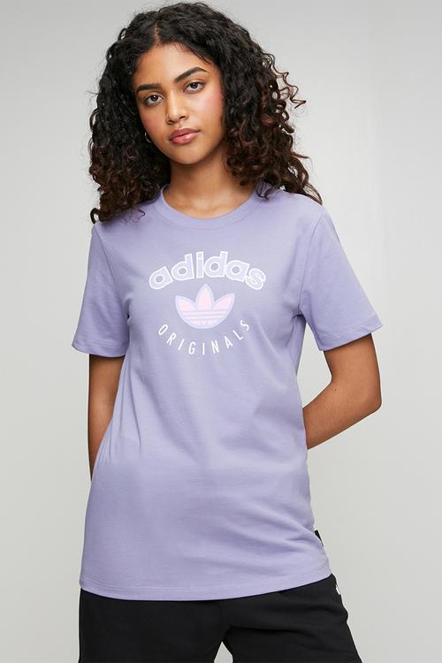 Trefoil Originals Tee W - Silver Violet