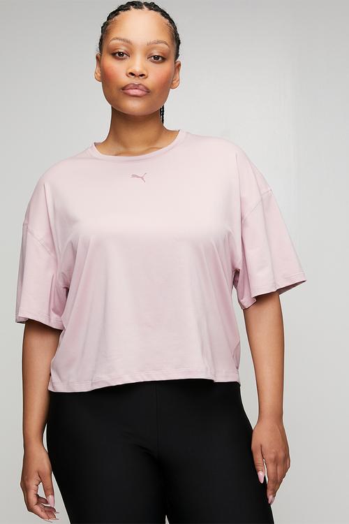 Plus W Cloudspun Relaxed Tee - Misty Pink