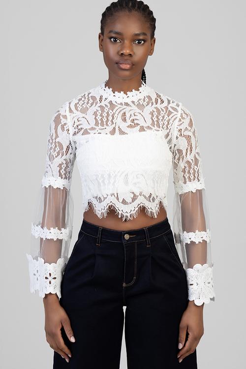 In Your World Blouse - Off White