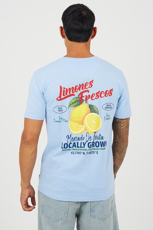 Mts-149citron - cloud blue / multi-colour print