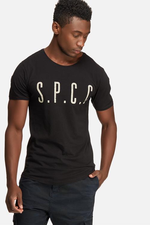 Printed scoop tee