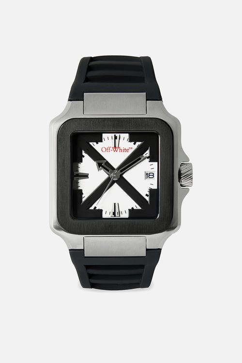 PROTO LAYER Watch - Two Tone Silver & Black Color