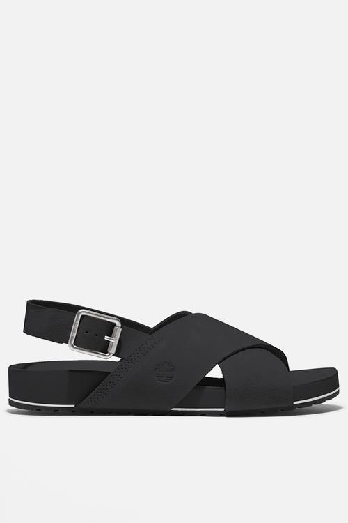 Malibu waves basic backstrap sandal - jet black