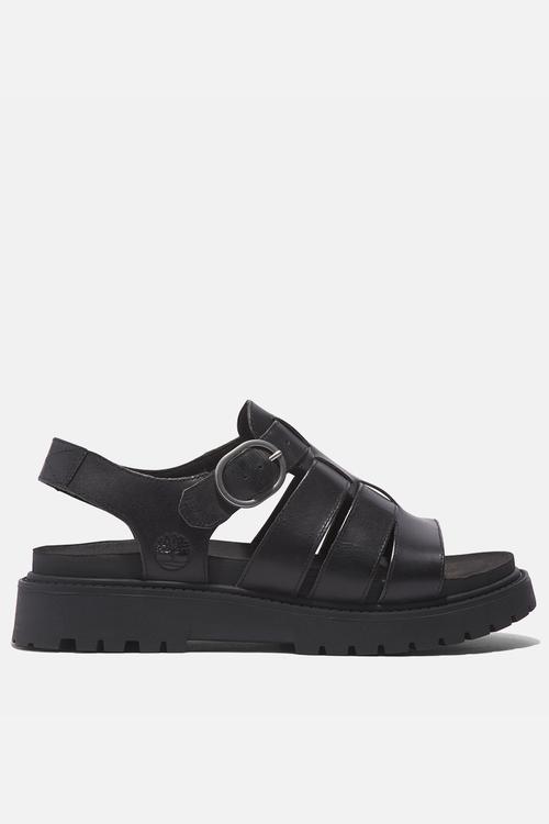 Clairemont way fisherman sandal -  black full grain