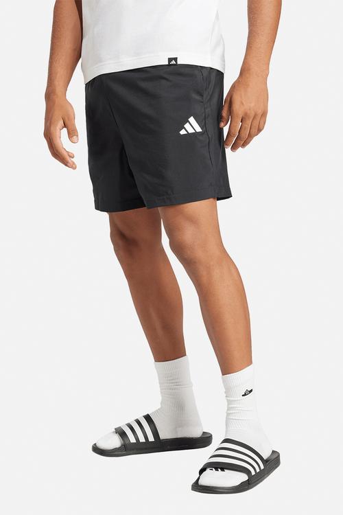 Essentials Small Logo Chelsea Shorts - Black/Wht