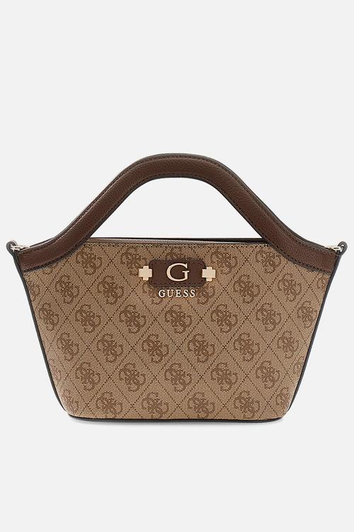 Lindsey Mini Tote Bag- Latte Logo