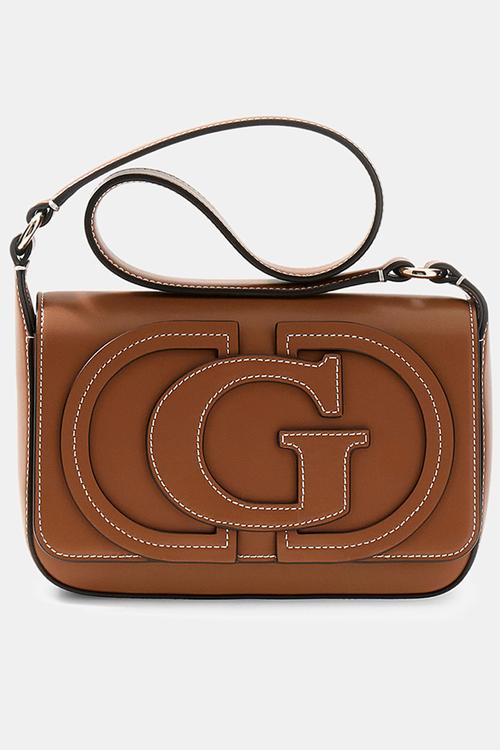 Ruby Flap Shoulder Bag- Caramel