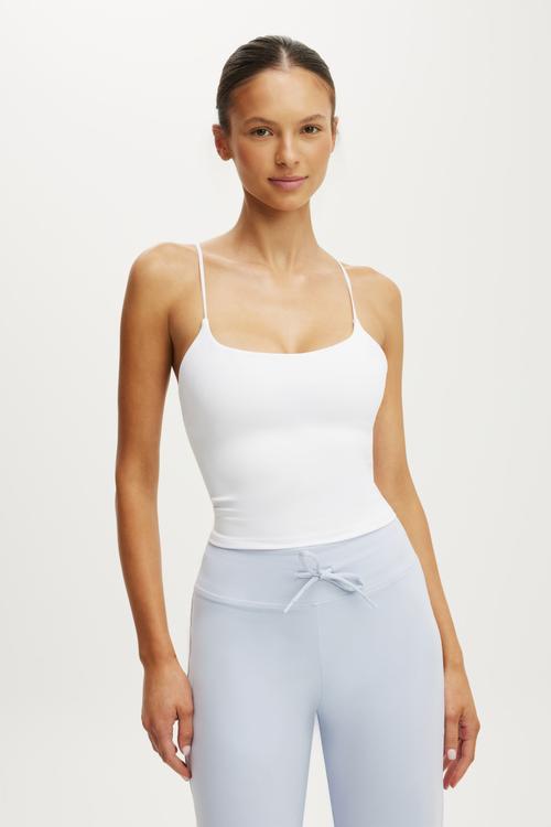 Ultra Move Thin Strap Cami - White