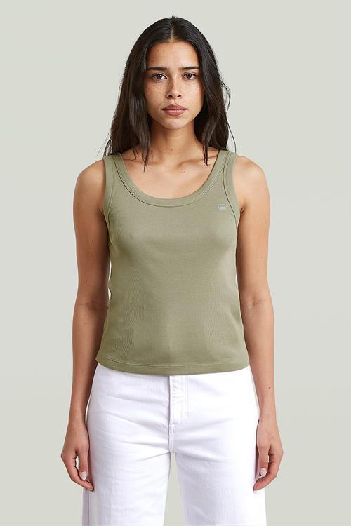 Slim rib tank t wmn - lt orphus