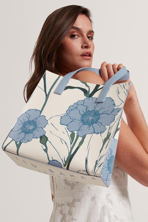 Tyecon Floral Print Small Icon Bag - Lt-Blue