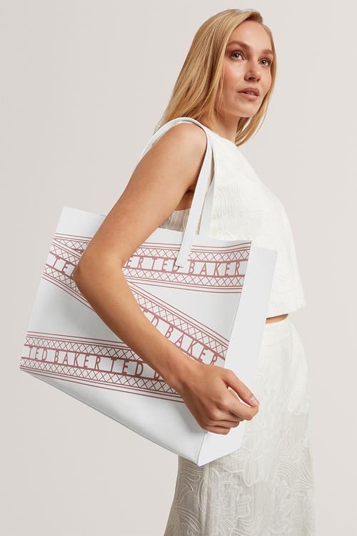 Reecon Graphic Detail Extra Large Icon Bag - White