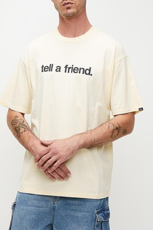 Taf loose short sleeve - Lemon Icing