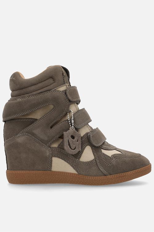 Mavis sneaker - taupe suede