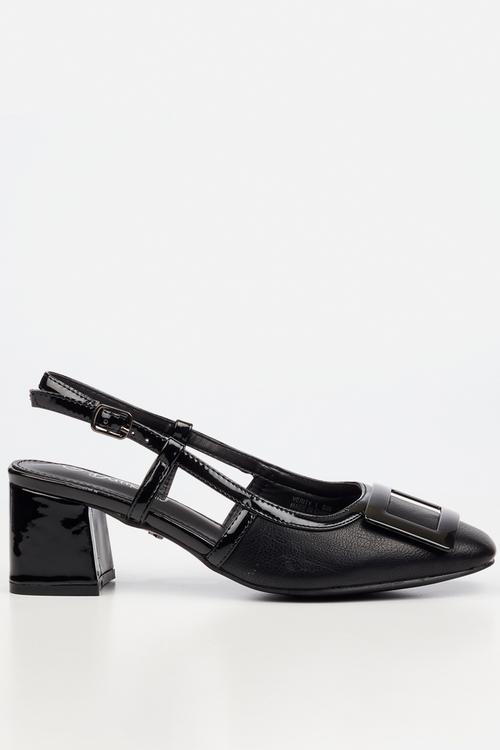Verity 1 slingback heel - black