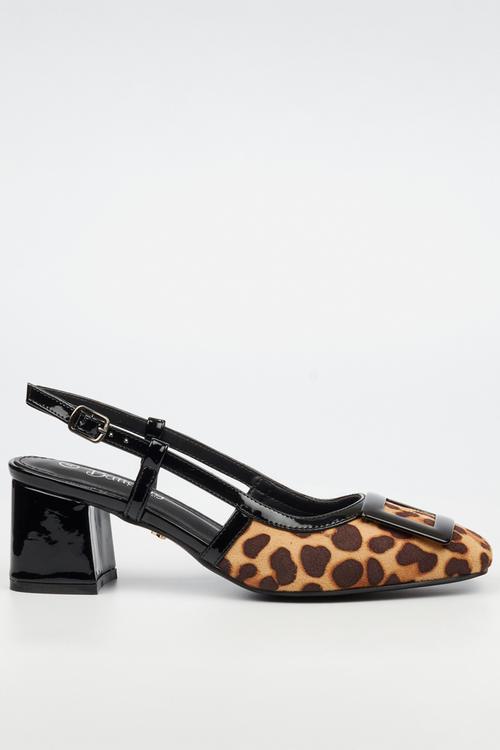 Verity 1 slingback heel - leopard