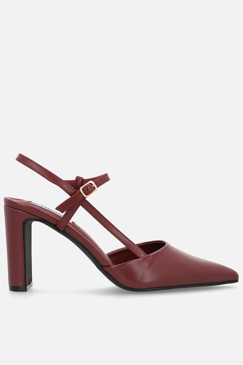 Quill close toe slingback heel - wine