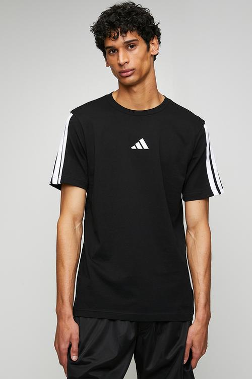 3-Stripe SJ Tee   - black/white