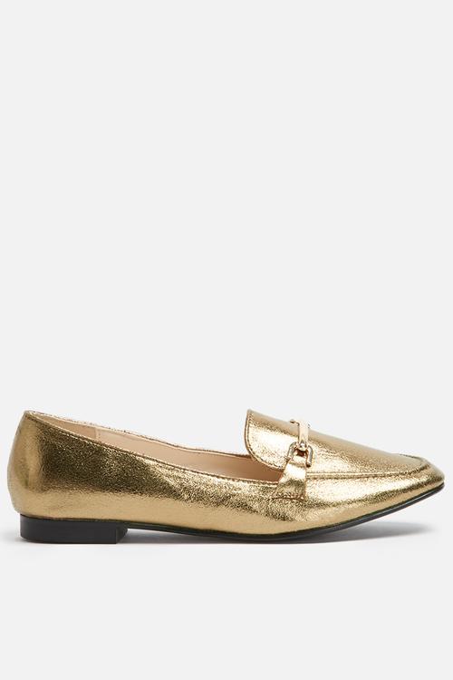 Metallic loafer