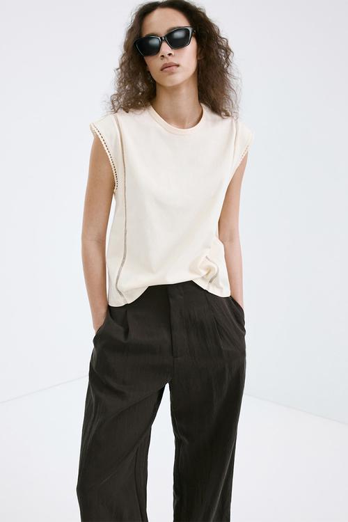 T-shirt marea - natural white