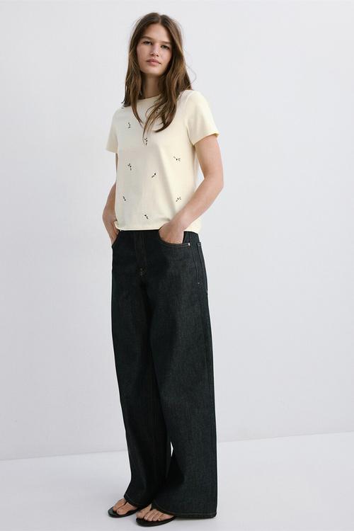 T-shirt flowi - light/pastel yellow