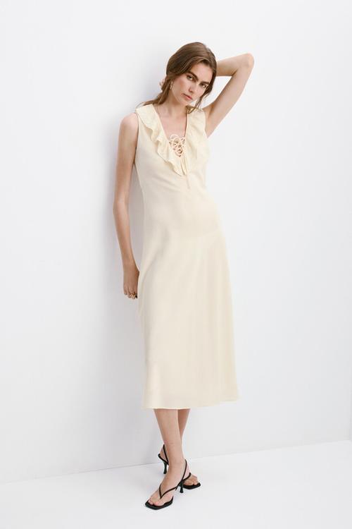 Dress lotus - light/pastel yellow