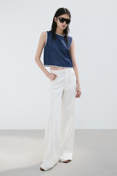 Top may - open blue