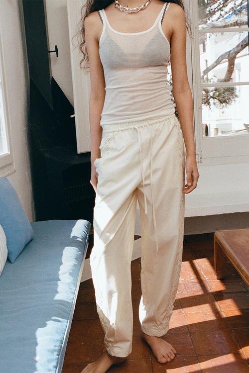 Trousers paola - light beige