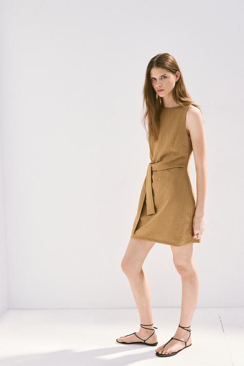 Dress liz - medium brown