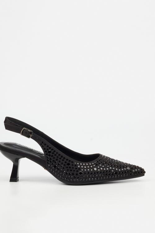 Estella 1 slingback heel - black