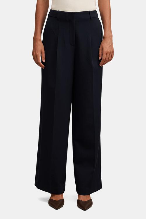 Briony wide leg pants - navy suit