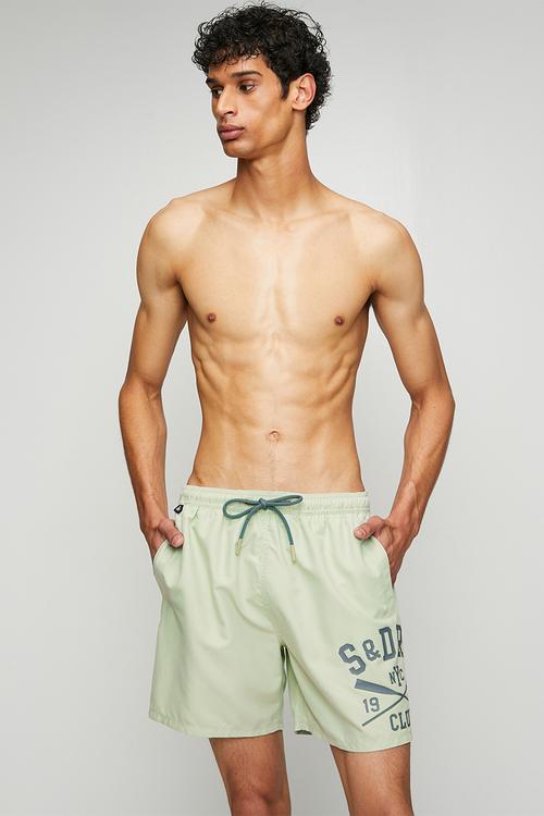 Printed Logo 16 Swim Short - Cameo Green