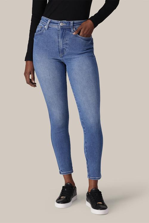 Ashley mid-rise mid wash jeans - mid wash