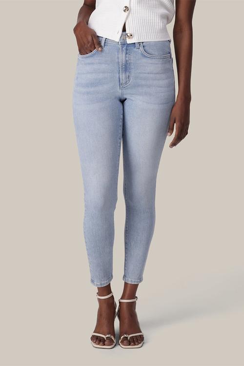 Nala mid-rise skinny jeans - light wash