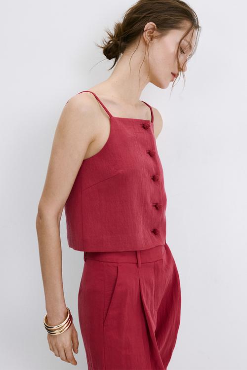 Top bonnie - red