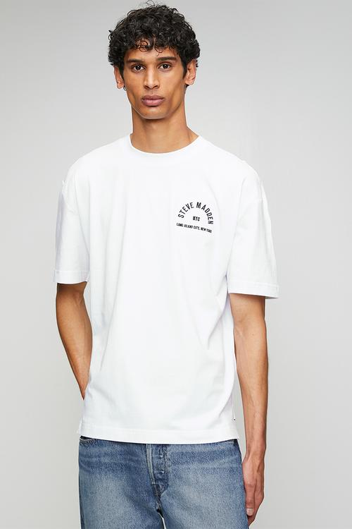Mens Rayne Crew Neck T-shirt - White