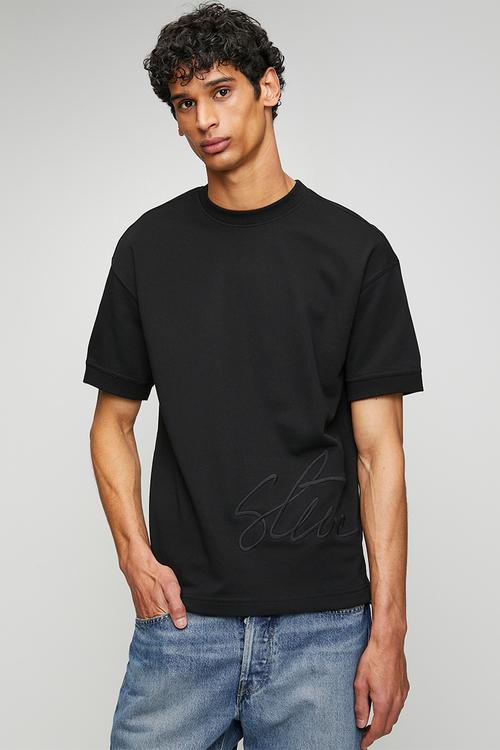 Mens Rush Crew Neck T-shirt - Black