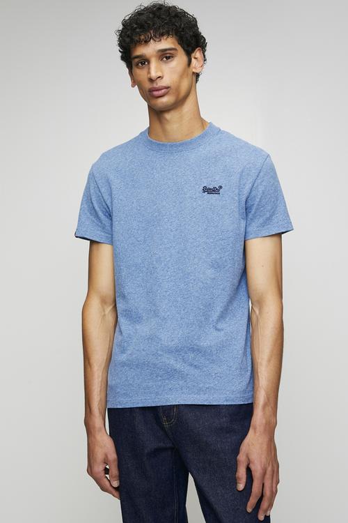 Essential Logo Emb Tee - Bright Blue Grit