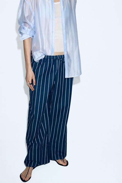 Trousers april - open blue