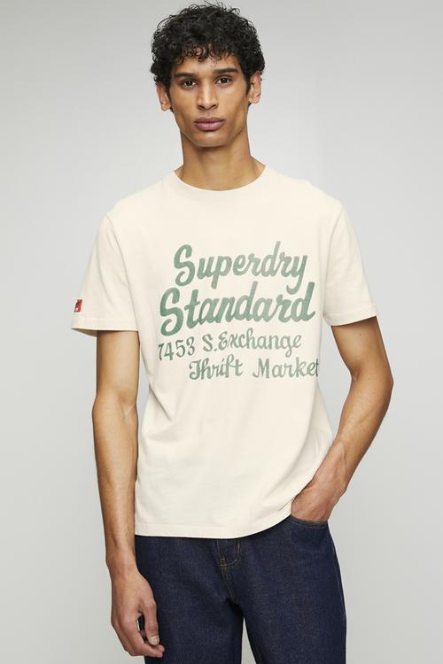 Industry Worker Relaxed Tee - Oatmeal Beige