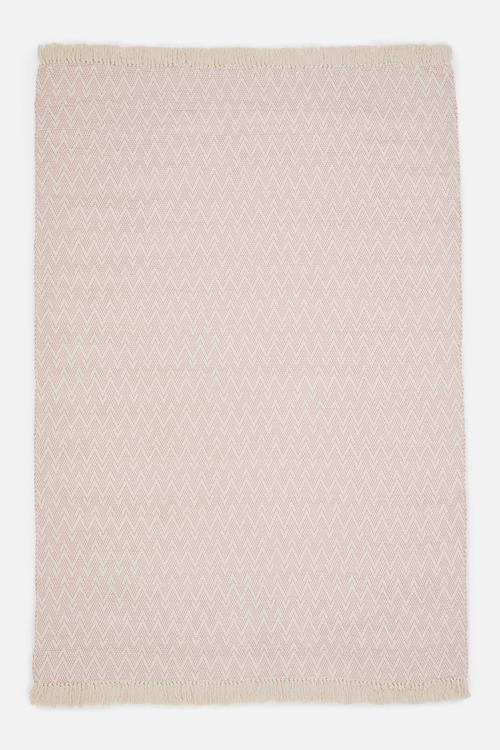 Santi Woven Rug Pink