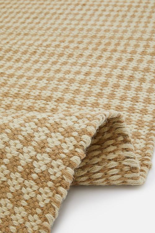Houndstooth Jute & Dhurrie Natural