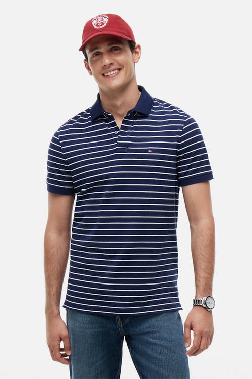 1985 REGULAR POLO - Carbon Navy / Ivory Petal
