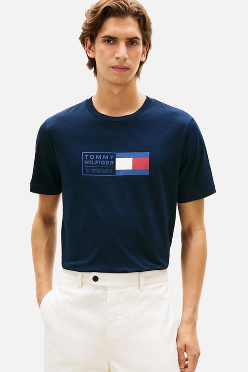 BRAND LOVE TEXT BOX TEE - Desert Sky