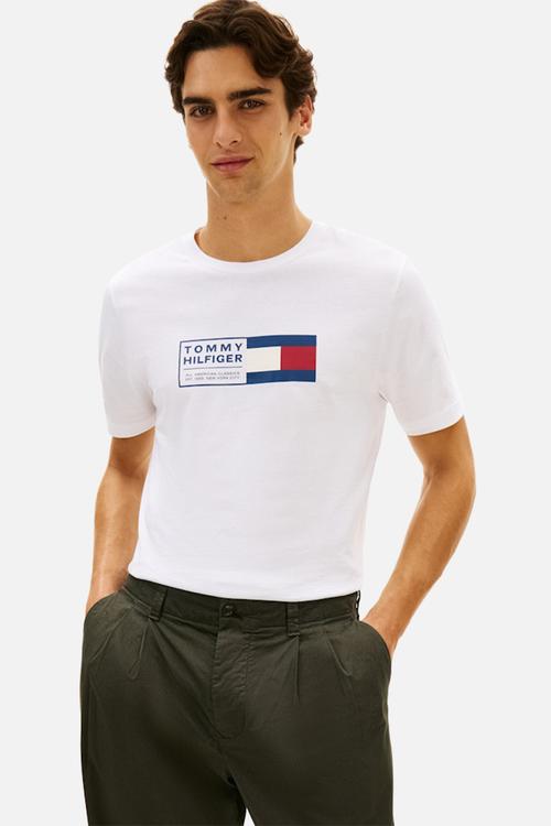 BRAND LOVE TEXT BOX TEE - White