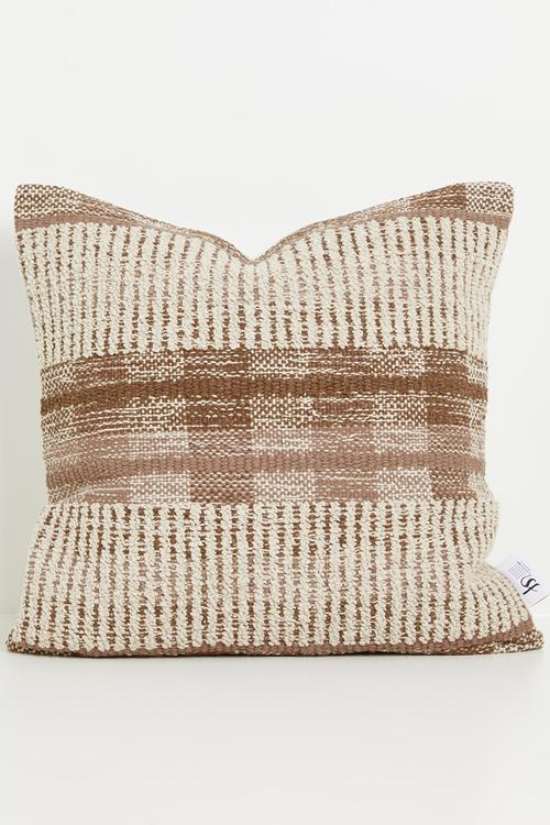 Avery Cotton Woven Cushion Cover - Natural